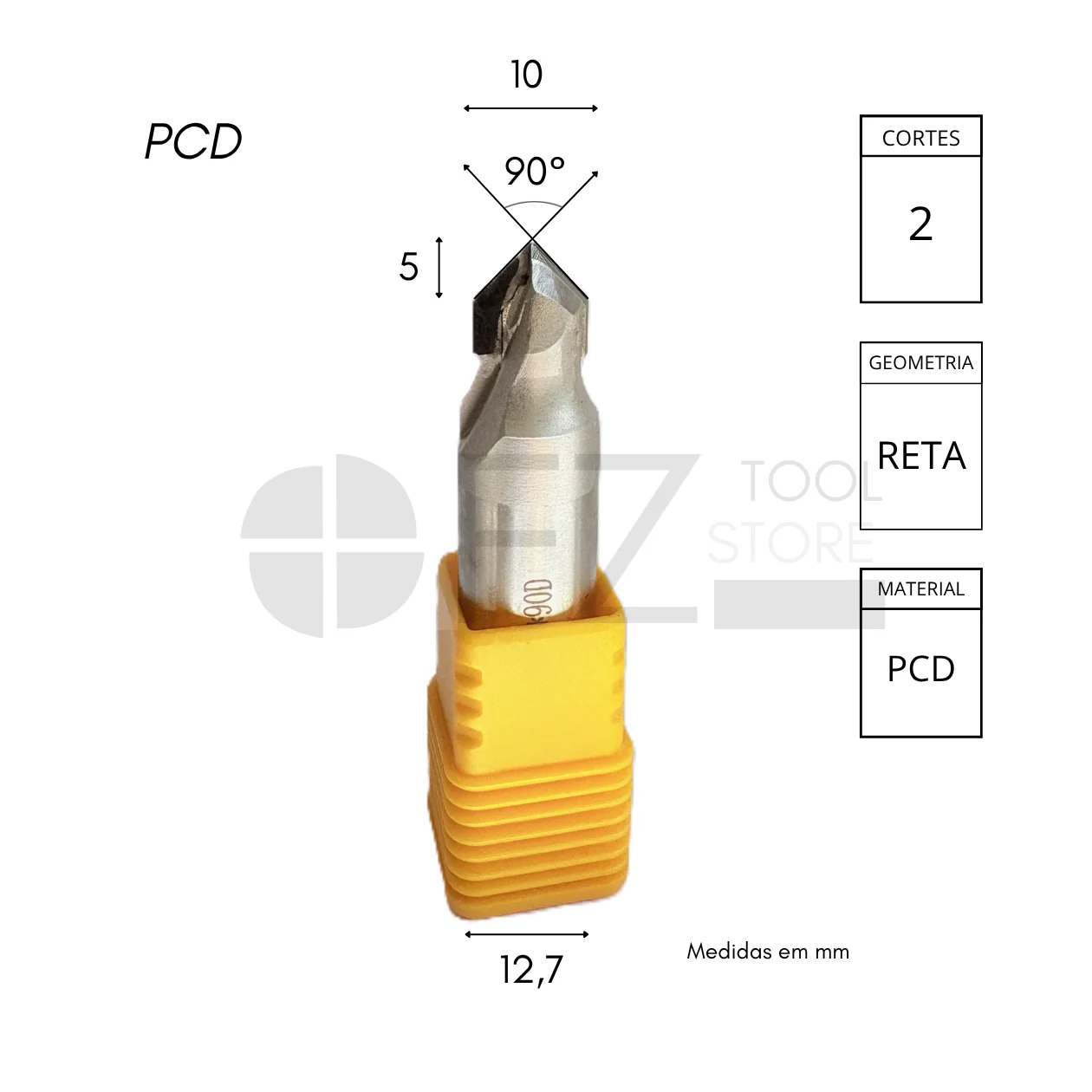 fresa-pcd-v-bit-2-cortes-10x90
