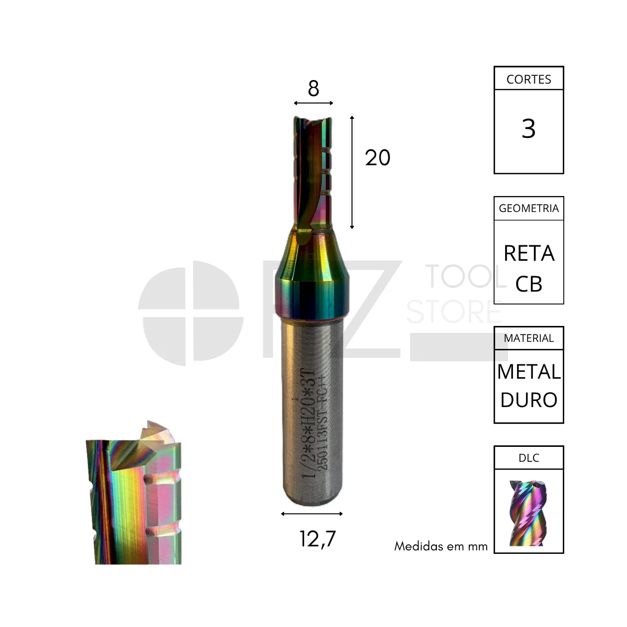 fresa-tct-8x20-reta-3-cortes-dlc-com-chip-breaker