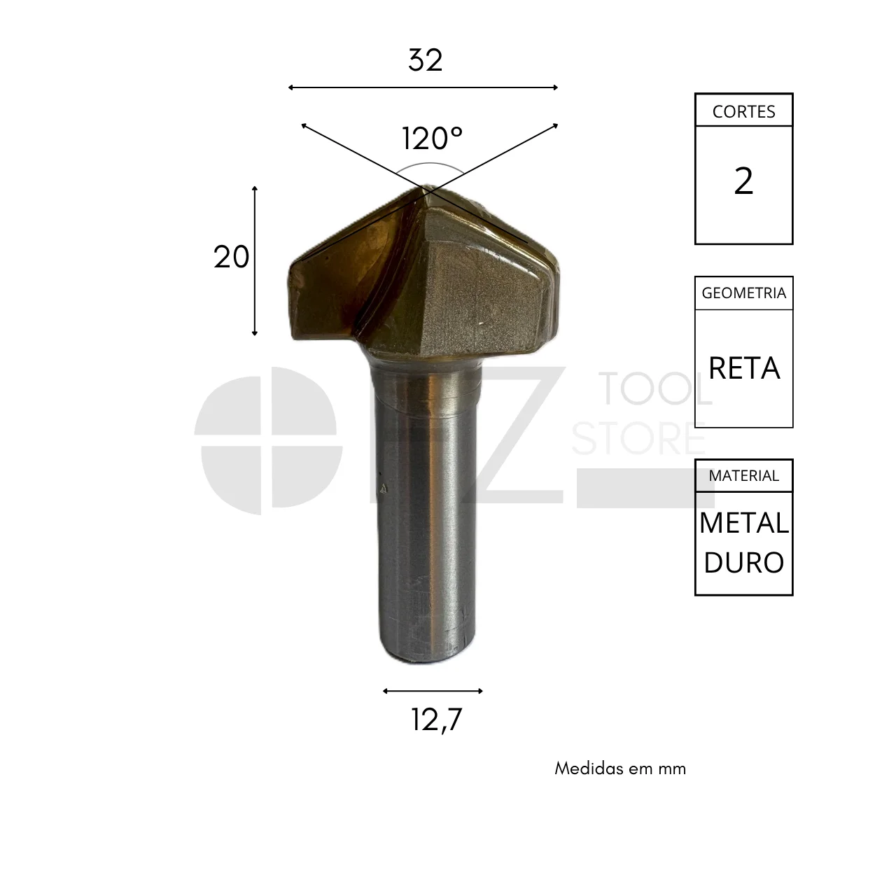 fresa-v-bit-32x120
