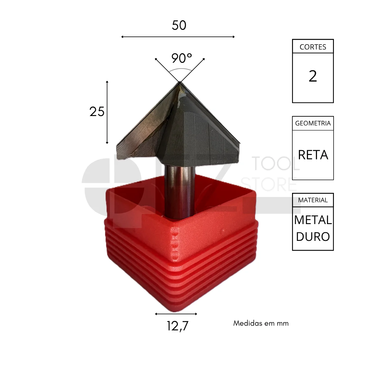 fresa-v-bit-50x90